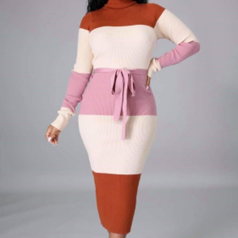 Rusty Pink Spice Dress
